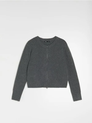 Sinsay - Sweter na zamek - szary