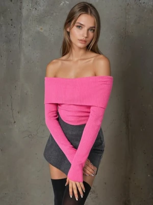 Sinsay - Sweter - różowy