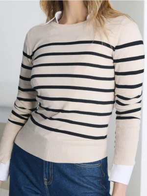 Sinsay - Sweter w paski - wielobarwny