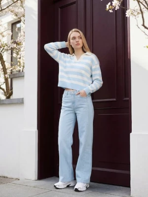 Sinsay - Sweter w paski - wielobarwny