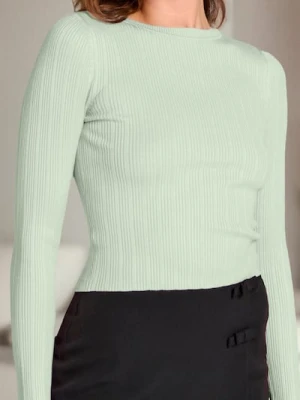 Sinsay - Sweter w prążek - niebieski