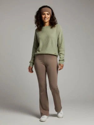 Sinsay - Sweter w strukturalny wzór z wiskozą - zielony