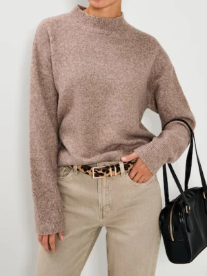 Sinsay - Sweter z długim rękawem - brązowy