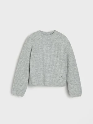 Sinsay - Sweter z długim rękawem - szary