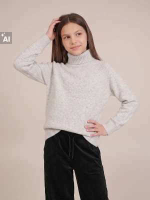 Sinsay - Sweter z golfem - szary