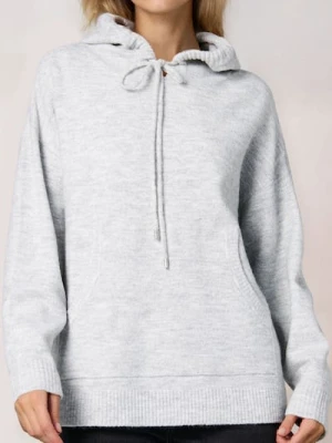 Sinsay - Sweter z kapturem - szary