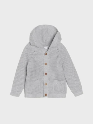 Sinsay - Sweter z kapturem - szary