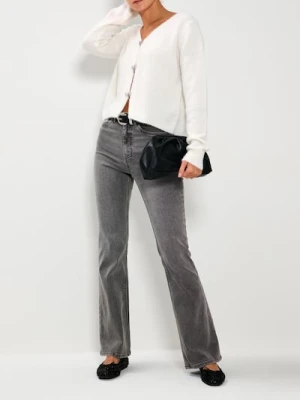 Sinsay - Sweter z kokardami - biały