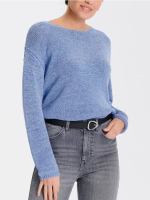 Sinsay - Sweter z miękkiej dzianiny - niebieski