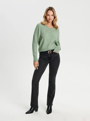 Zdjęcie produktu Sinsay - Sweter z miękkiej dzianiny - zielony