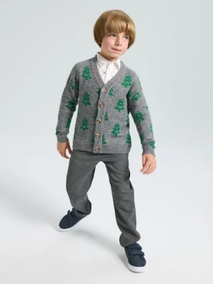 Sinsay - Sweter z motywem świątecznym - szary