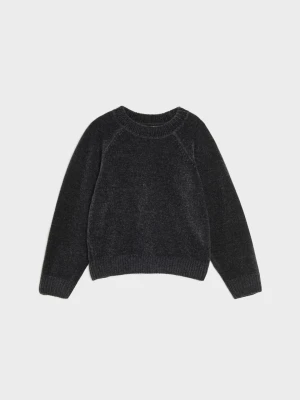 Sinsay - Sweter z raglanowym rękawem - szary