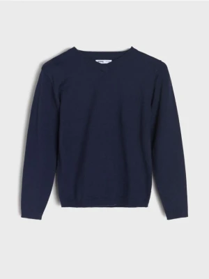 Sinsay - Sweter z wiskozy - granatowy