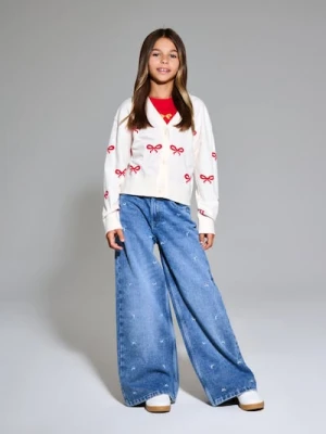 Sinsay - Sweter ze wzorem w kokardki - wielobarwny