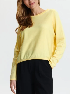 Sinsay - Sweter - żółty