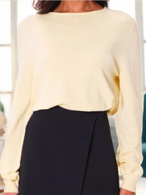 Sinsay - Sweter - żółty