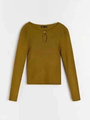 Sinsay - Sweter - żółty