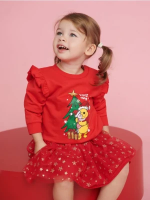 Sinsay - Świąteczna bluza Winnie the Pooh - czerwony