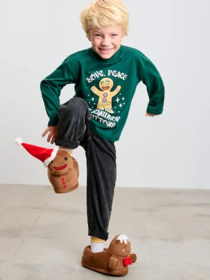 Sinsay - Świąteczne kapcie w kształcie pierniczków - wielobarwny