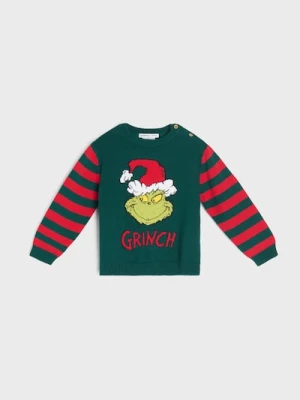 Sinsay - Świąteczny sweter Grinch - zielony