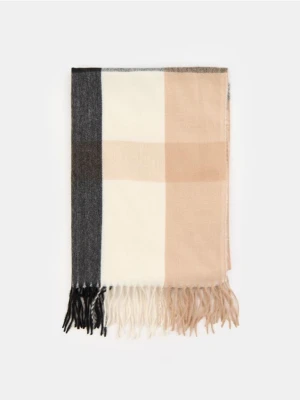 Sinsay - Szalik w kratę - wielobarwny