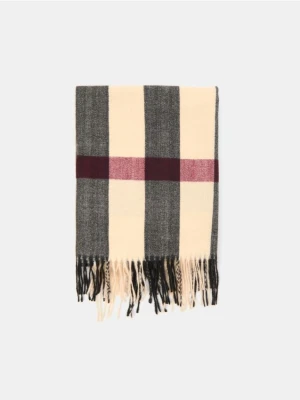 Sinsay - Szalik w kratę - wielobarwny