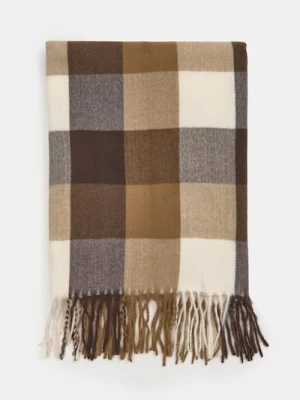 Sinsay - Szalik w kratę - wielobarwny