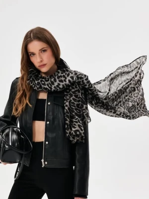 Sinsay - Szalik w panterkę - wielobarwny