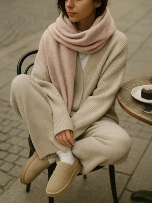 Sinsay - Szalik z domieszką wełny - beżowy