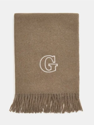 Sinsay - Szalik z frędzlami - brązowy