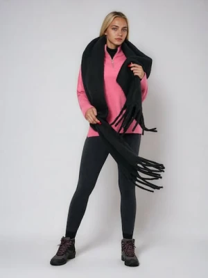 Sinsay - Szalik z frędzlami - czarny