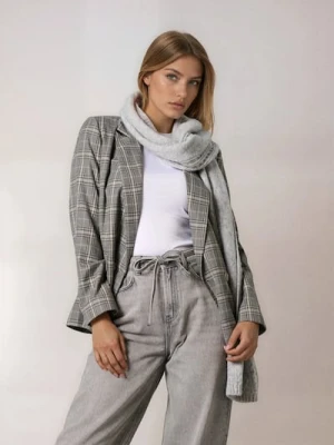 Sinsay - Szalik ze wzorkiem - szary