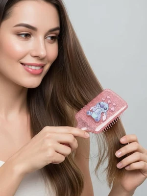 Sinsay - Szczotka do włosów Stitch - różowy