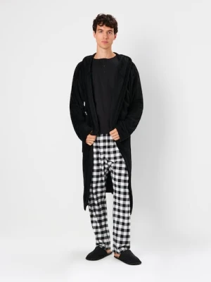 Sinsay - Szlafrok z kapturem - czarny