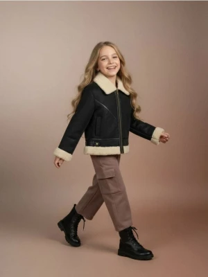 Sinsay - Sznurowane botki za kostkę - czarny