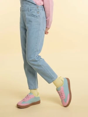 Sinsay - Sznurowane sneakersy z imitacji skóry - wielobarwny