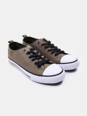 Sinsay - Sznurowane trampki - zielony