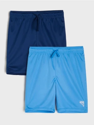 Sinsay - Szorty 2 pack Active - błękitny