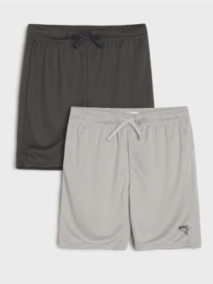 Sinsay - Szorty 2 pack Active - szary