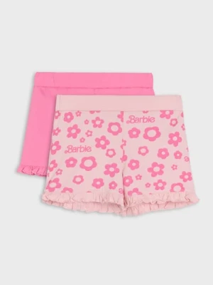 Sinsay - Szorty 2 pack Barbie - różowy