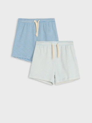 Sinsay - Szorty 2 pack - błękitny