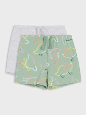 Sinsay - Szorty 2 pack - ciemny turkus