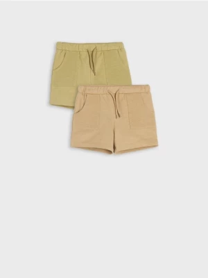 Sinsay - Szorty 2 pack - khaki