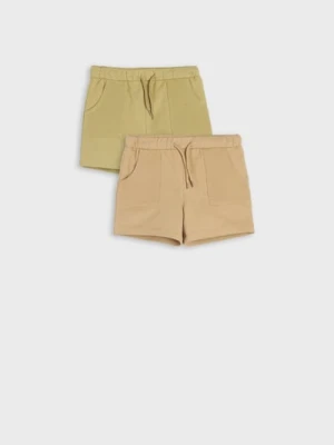 Sinsay - Szorty 2 pack - khaki