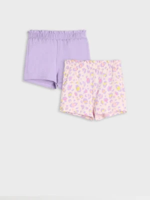 Sinsay - Szorty 2 pack - kremowy