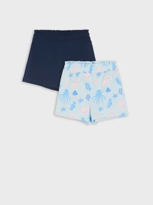 Sinsay - Szorty 2 pack - kremowy