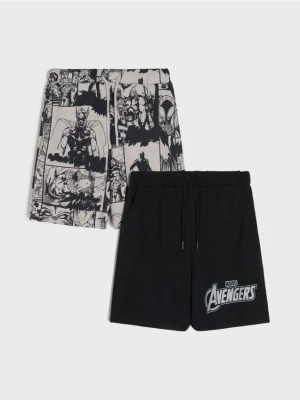 Sinsay - Szorty 2 pack Marvel - wielobarwny