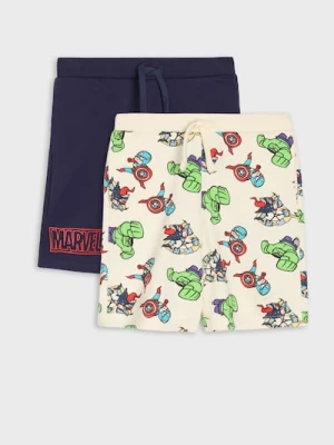 Sinsay - Szorty 2 pack Marvel - wielobarwny