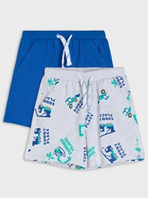 Sinsay - Szorty 2 pack - niebieski