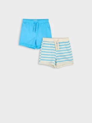 Sinsay - Szorty 2 pack - niebieski